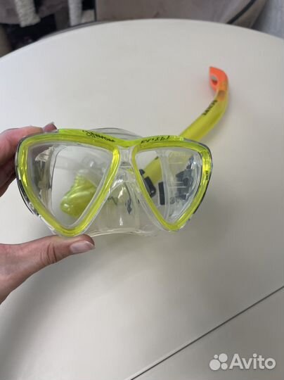 Маска для подводного плавания, снорклинга и сумка