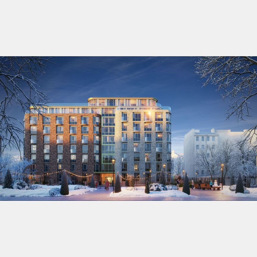 2-к. квартира, 103,3 м², 3/7 эт.