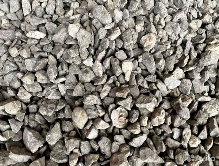 Щебень, Песок