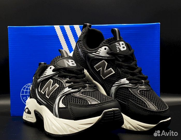 NB 530: Женские, черные, 36-41, для активного стил