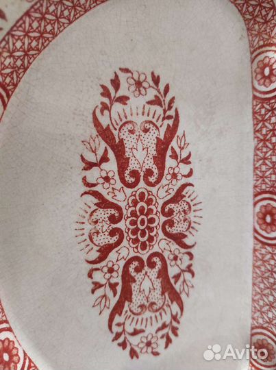 Тарелка Villeroy & Boch приставная 1880 г