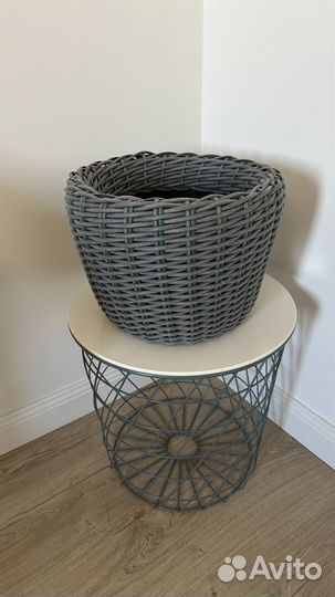 Кашпо из ротанга