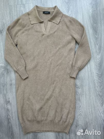 Вязаное платье