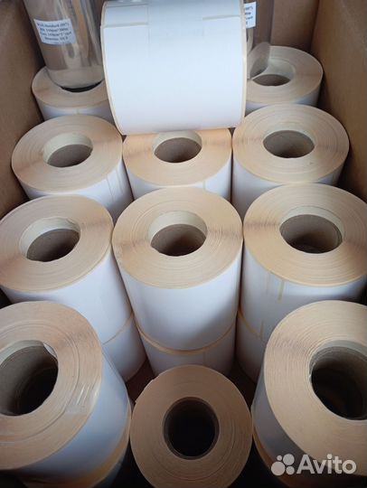 Этикетки термотрансферные 100*100 коробка 24шт