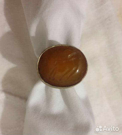 Кольцо печать гемма