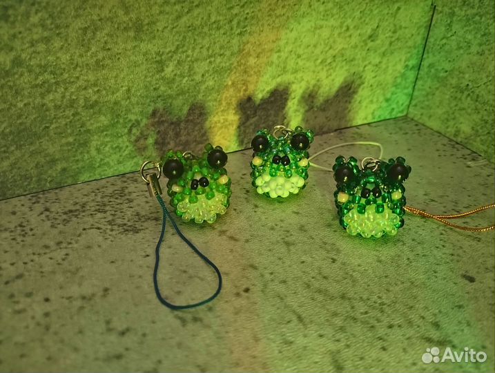 Лягушка из бисера