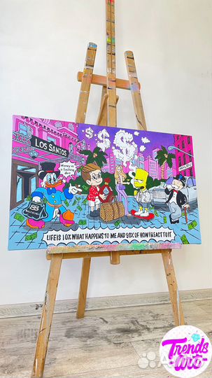 Современное искусство стильные картины на заказ