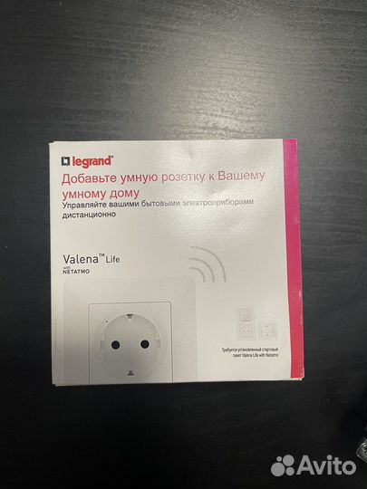 Умная розетка Legrand Valena 16А