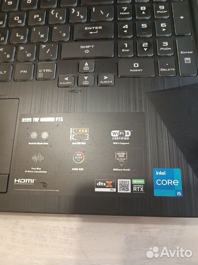 Ноутбук asus TUF Gaming F15