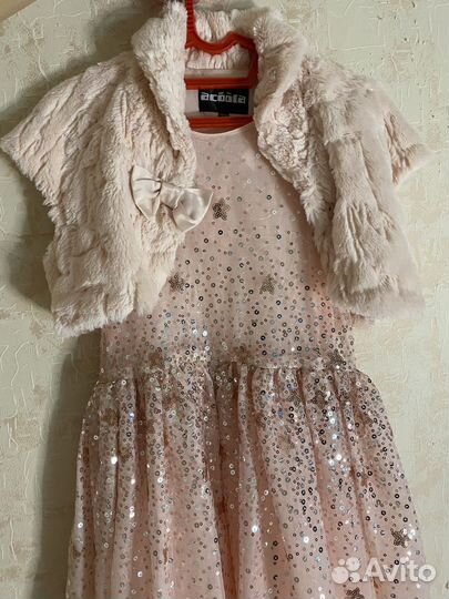 Платье детское нарядное 134