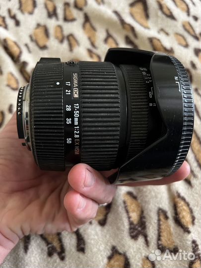 Объектив sigma 17-50 2.8 EX DC OS for nikon