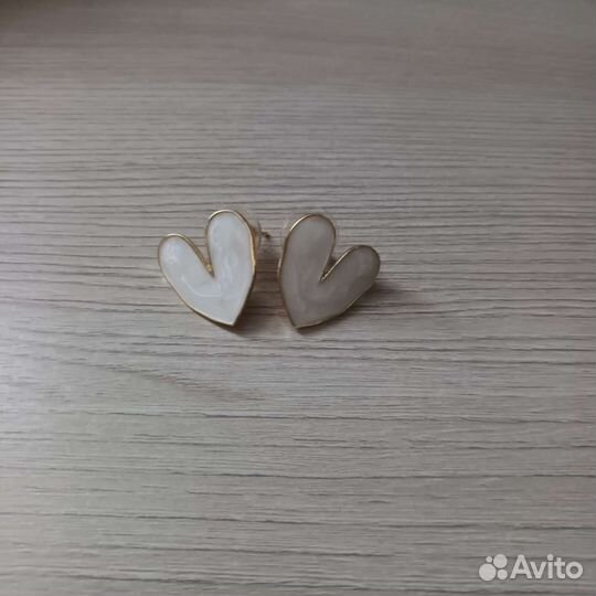 Серьги Сердечки