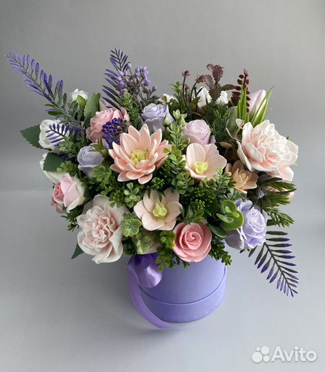 Букет из мыла ручной работы