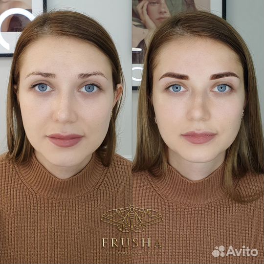 Перманент, татуаж бровей - пудровое напыление