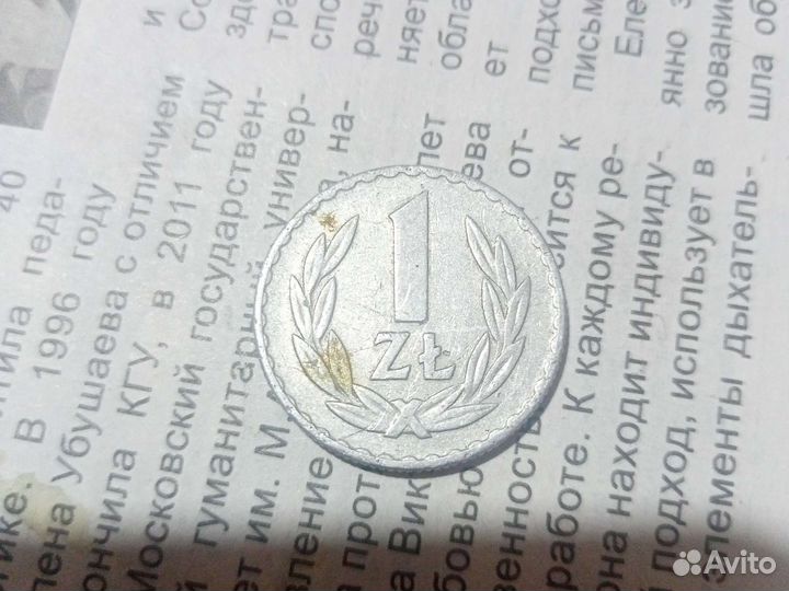 Монета Польская