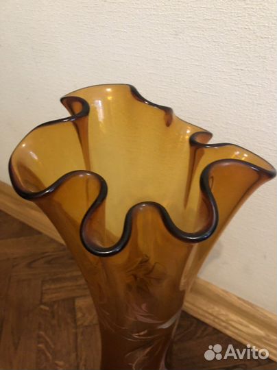 Ваза хрустальная