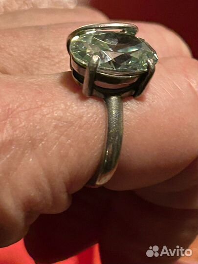 Комплектсерьги и кольцо с празолитом