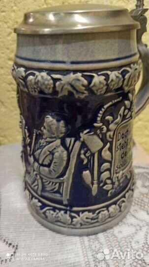 Пивная кружка германия кобальт