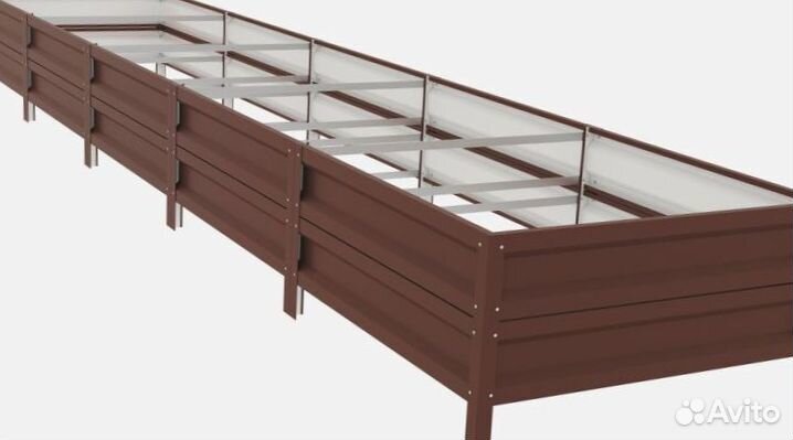 Грядки оцинкованные полимерные