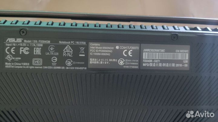 Ноутбук Аsus TUF FX504GM-Е4271