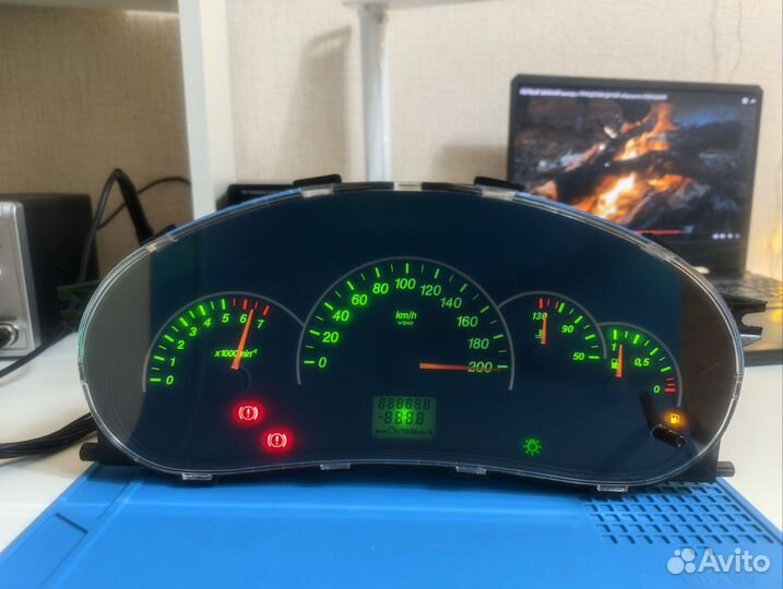 Комбинация приборов приора VDO без CAN