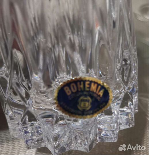 Графины.Богемское стекло (bohemia). Новые