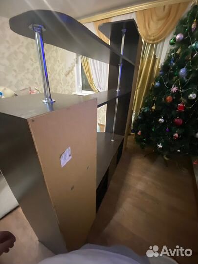 Тумба под телевизор с полками