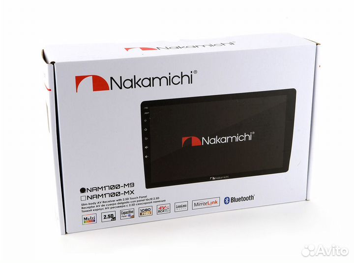 Магнитола Nakamichi NAM1700-M 9 дюймов Mirrorlink
