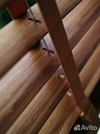 Жалюзи горизонтальные деревянные