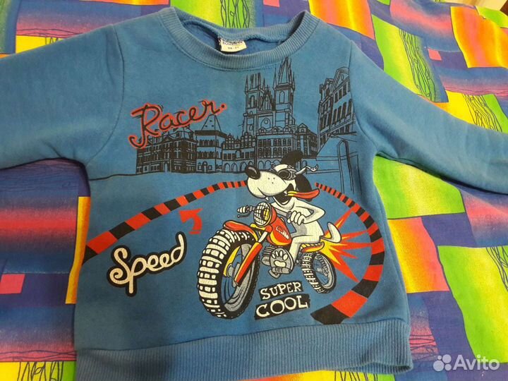 Толстовки пакетом 86-98 см+Шапка