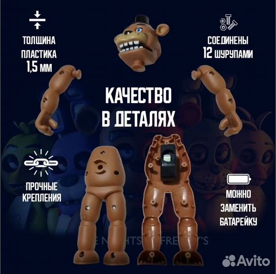 Аниматроники 5 Five Nights AT Freddy's