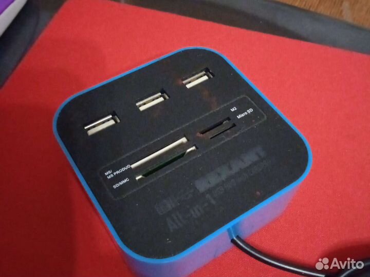 USB хаб, картридер