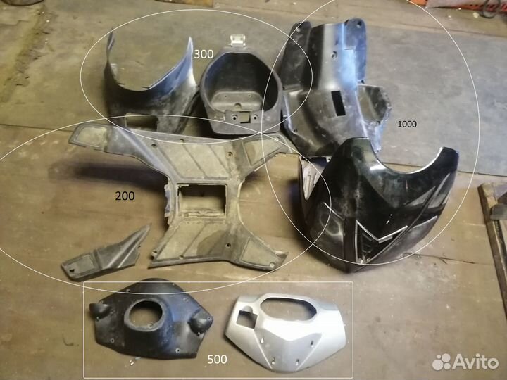 Запчасти для китайского скутера