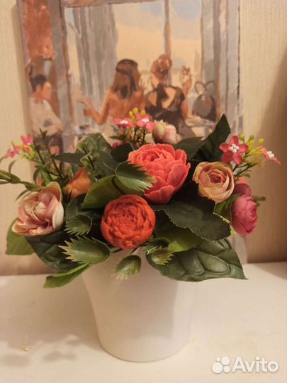 Букет цветов из мыла