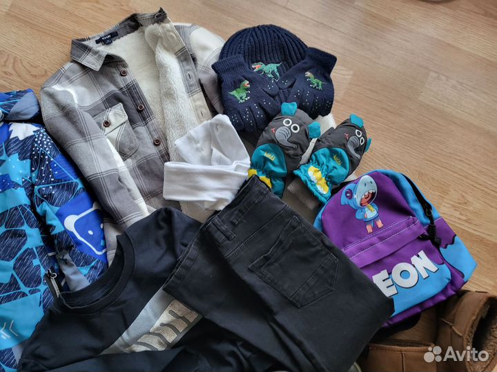 Детская одежда и обувь пакетом