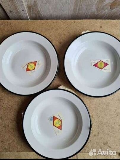 Тарелки эмалированные СССР