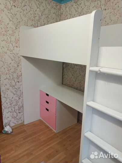 Продаю кровать чердак Икеа б/у 15 т самовывоз