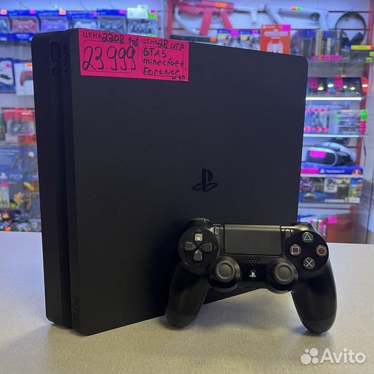 Ps4 slim 1tb 2208 28 игр