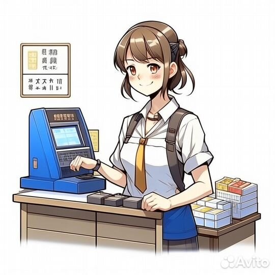 Кассир в фастфуд