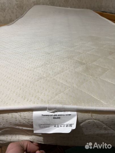 Кровать деревянная односпальная 90х200