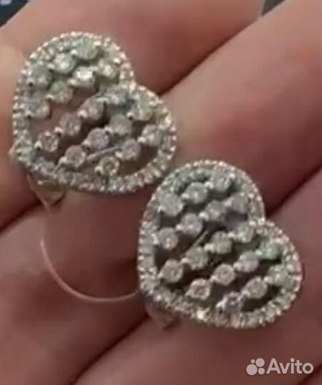 Серьги Бриллианты 750