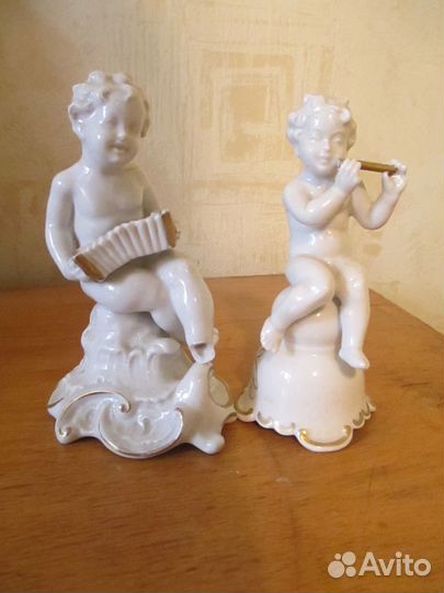 Статуэтка ангелы (путти) музыканты Schaubach kunst