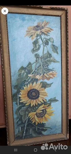 Картина Подсолнухи, Нина Шредер