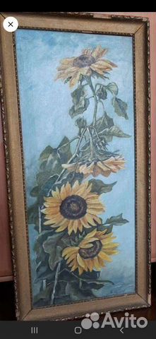 Картина Подсолнухи, Нина Шредер