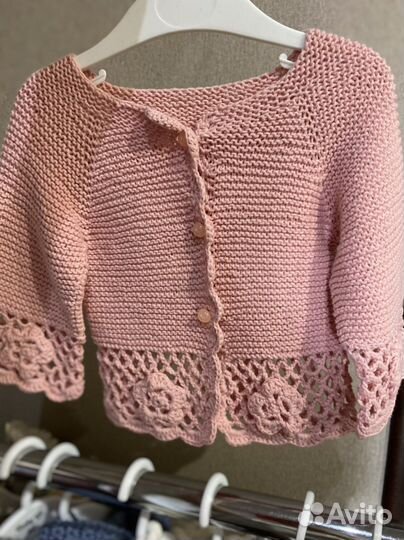 Кофта для девочки 6-12 месяцев