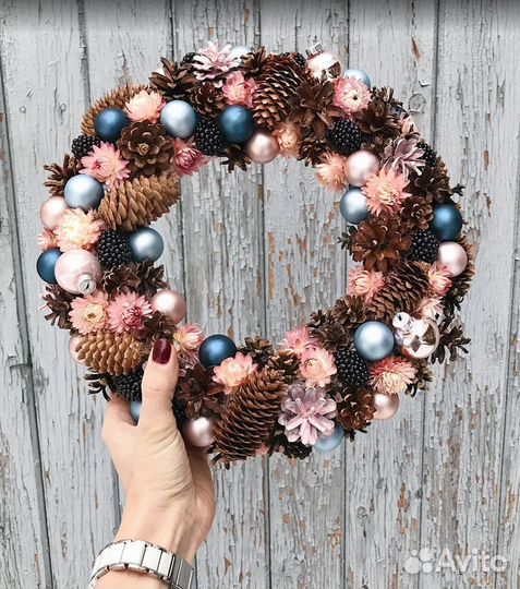 Шишки еловые ведро для поделок