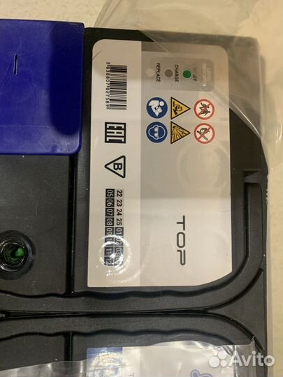 Аккумулятор автомобильный Topla 12v 78ah 750A