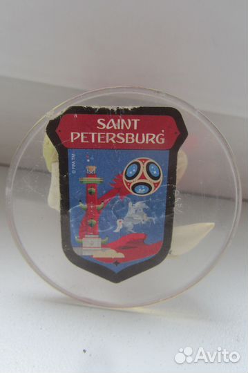 Волк Забивака.Коллекц. значки.Олимпиада Пекин2008