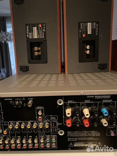 Комплект-ресивер Onkyo TX-SR601E и колонки jbl e10