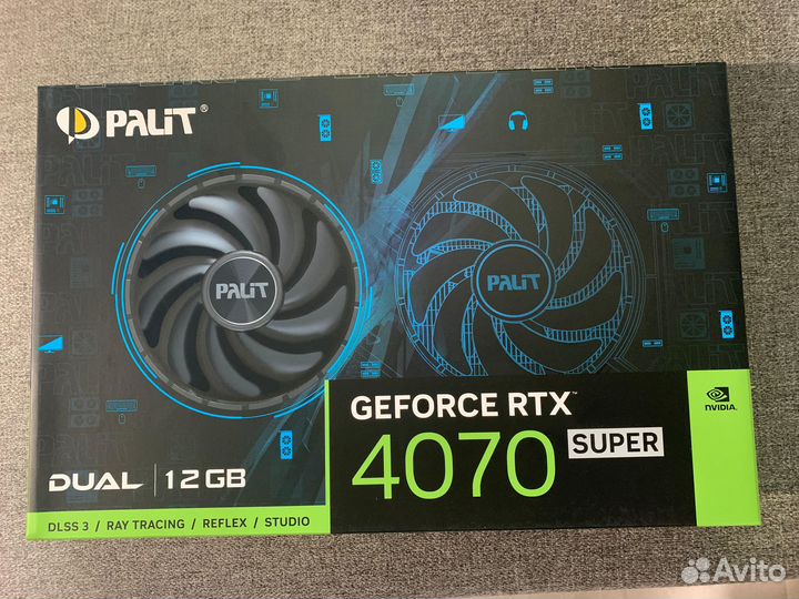 Видеокарты Palit GeForce RTX 4070 super Dual